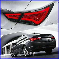 Left & Right Side LED Tail Lights For Hyundai Sonata 2011-14 Rear Lamps Assembly