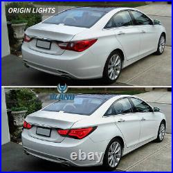 Left & Right Side LED Tail Lights For Hyundai Sonata 2011-14 Rear Lamps Assembly