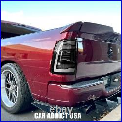 Light Smoked Tail Lights for 2009-2018 Dodge Ram 1500 2500 3500 LED Rear Lights