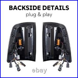 Light Smoked Tail Lights for 2009-2018 Dodge Ram 1500 2500 3500 LED Rear Lights