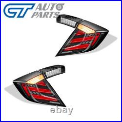 MUGEN Style Clear LED Tail lights For 2016-2021 Honda Civic FK7 TYPE R FK8