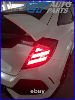 MUGEN Style Clear LED Tail lights For 2016-2021 Honda Civic FK7 TYPE R FK8