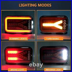 Magnetic Wireless LED Tail Lights Rear Brake Lamps Turn Brake Light For Trailer