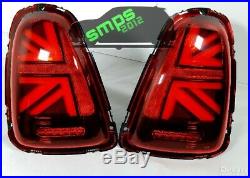 Mini LED Union Jack Rear tail Lights R56, R57, R58, R59 2011 2015 Gen 2 (LCI)