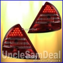 Mitsubishi Mirage Coupe Sedan Factory Look Red Lens Led Tail Lights Direct Fit