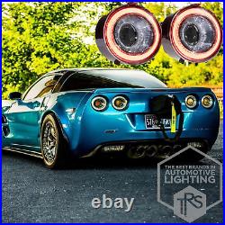 Morimoto XB LED Smoked Taillights for 05-13 C6 Chevrolet Corvette (LF466)