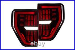 Morimoto XB LED Tail Lights Fits Ford F150 (09-14) (Pair / Red) LF720-CX-X