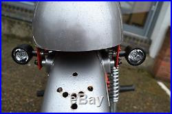 Motorbike Stop Tail Lights and Indicators Black CNC Billet Ally Integrated LED