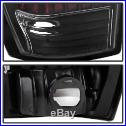 NEW Black 2002-2006 Chevy Avalanche 1500 2500 LED Tube Tail Lights Brake Lamps