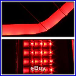 NEW Black 2009-2014 Ford F150 LED Light Tube Tail Lights Brake Lamps Left+Right