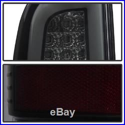 NEW Black Smoke 2008-2016 Ford F250 F350 F450 F550 SD LED Tube Tail Lights Lamps