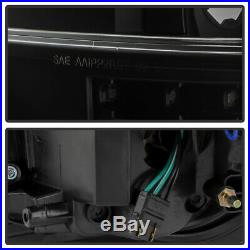 NEW Black Smoke 2009-2014 Ford F150 LED Tube Tail Lights Brake Lamps Left+Right