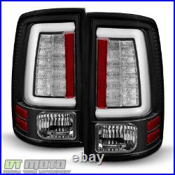 NEW Black V2 2009-2018 Dodge Ram 1500 2500 3500 LED Tube Tail Lights Brake Lamps