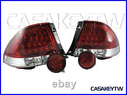 NEW LED RED CLEAR Tail Lights+Rear Trunk Led Lights For LEXUS IS200 IS300 9805