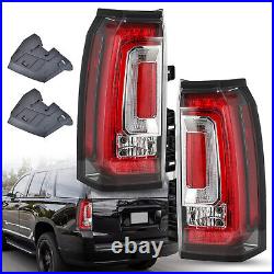 NEW LED Tail Lights For 2015-2020 GMC Yukon XL Brake Taillamp Left+Right WithBulbs