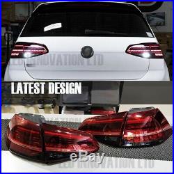 NEW MK7.5 Style LED TAIL LIGHTS FOR VW MK7 SEQUENTIAL FLOWING INDICATOR UK LAMPS