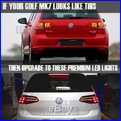 NEW MK7.5 Style LED TAIL LIGHTS FOR VW MK7 SEQUENTIAL FLOWING INDICATOR UK LAMPS