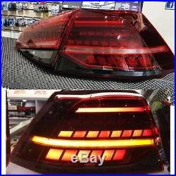 NEW MK7.5 Style LED TAIL LIGHTS FOR VW MK7 SEQUENTIAL FLOWING INDICATOR UK LAMPS