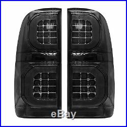 NEW Rear LED Smoke Black Tail Light Lamp For Toyota Hilux Vigo SR5 2005-2014 MK7