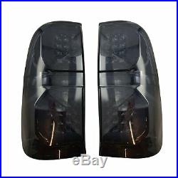 NEW Rear LED Smoke Black Tail Light Lamp For Toyota Hilux Vigo SR5 2005-2014 MK7