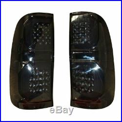 NEW Rear LED Smoke Black Tail Light Lamp For Toyota Hilux Vigo SR5 2005-2014 MK7