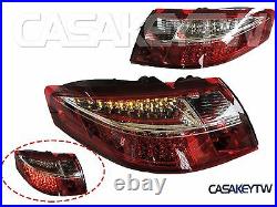 New 1999-2004 Porsche 911 996 LED Tail Lights RED Clear One Pair Fast Ship