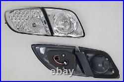 New Chrome LED Tail lights Pair for MAZDA 3 5 doors Hatch Wagon 2003 042009BK New Chrome LED Tail lights Pair for MAZDA 3 5 doors Hatch Wagon 2003 042009BK