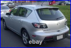 New Chrome LED Tail lights Pair for MAZDA 3 5 doors Hatch Wagon 2003 042009BK