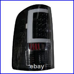 New For 07-13 GMC Sierra 1500 07-14 2500HD 3500HD Black LED Tail Lights Lamps