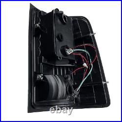 New For 07-13 GMC Sierra 1500 07-14 2500HD 3500HD Black LED Tail Lights Lamps
