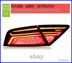 New For Audi A7 LED Tail Lights 2012-2018 Red LED Rear Lamps Dynamic