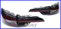 New Genuine Audi A4 S4 Rs4 B9 Avant Blackline Tinted Rear Led Tail Lights Set