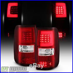 New LED Light Tube Style 2004-2008 Ford F150 LOBO LED Tail Lights Brake Lamps