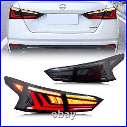 New LED Tail Lights Kit for Nissan Altima Sedan 2019-2025 Tail Light Smoked Lens