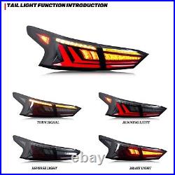 New LED Tail Lights Kit for Nissan Altima Sedan 2019-2025 Tail Light Smoked Lens