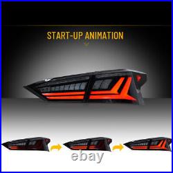 New LED Tail Lights Kit for Nissan Altima Sedan 2019-2025 Tail Light Smoked Lens
