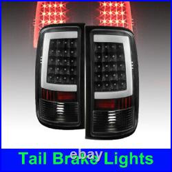 New LED Tail Lights Lamps for 07-13 GMC Sierra 1500 07-14 2500HD 3500HD Black