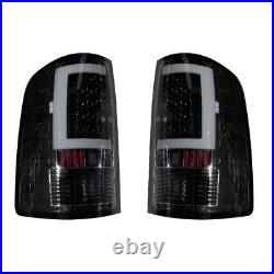 New LED Tail Lights Lamps for 07-13 GMC Sierra 1500 07-14 2500HD 3500HD Black