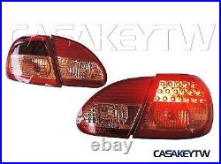New Led Tail Lights Lamp Red / Clear For 200320042005 2006 2007 Toyota Corolla