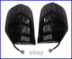 New Pair Smoked Led Tail Lights For Mitsubishi Triton Mr 2018-2021