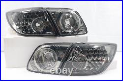 New Smoke LED Tail lights Pair for MAZDA 3 5 doors Hatch Wagon 2003 2009 BK