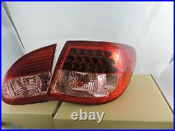 New Style Led Tail Lights Lamps RED /CLEAR For 2003 2004 05 2007 Toyota Corolla