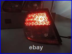 New Style Led Tail Lights Lamps RED /CLEAR For 2003 2007 Toyota Corolla