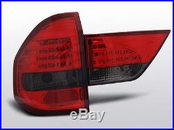 New Top Set Tail Lights Ldbm48 Bmw X3 E83 01.04-06 Red Smoke Led