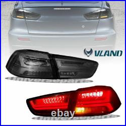 New Updated Smoked LED Tail Lights For 2008-2017 Mitsubishi Lancer EVO Rear Lamp New Updated Smoked LED Tail Lights For 2008-2017 Mitsubishi Lancer EVO Rear Lamp