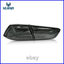 New Updated Smoked LED Tail Lights For 2008-2017 Mitsubishi Lancer EVO Rear Lamp