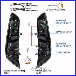 New Updated Smoked LED Tail Lights For 2008-2017 Mitsubishi Lancer EVO Rear Lamp