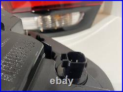OEM 2014-20 Jeep Grand Cherokee Red Black Smoke Lens LED Brake Tail Lights Pair