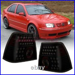 OE Style Fit For 1999-2004 Volkswagen Jetta LED Brake Tail Lights Smoke