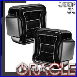 ORACLE for 2018 2019 2020 Jeep Wrangler JL Black Series LED Tail Lights 18 19 20